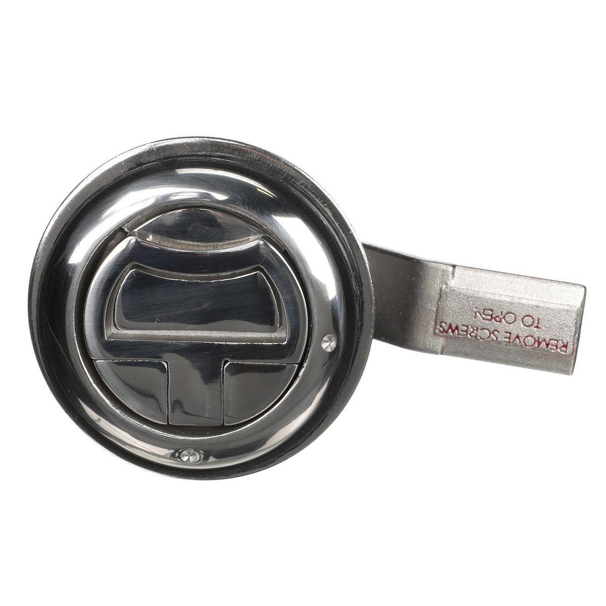 Seachoice Round Non-Locking Hatch Handle, 2-3/8 Diameter, Cast Stainless Steel, Requires 2 in. Cutout -Modern Boat Sales & Service