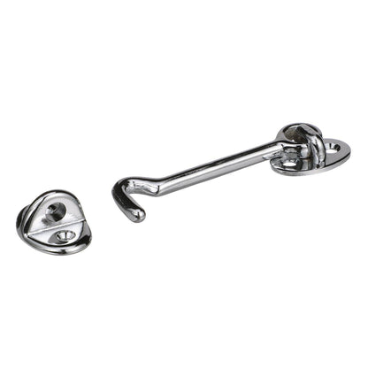 Seachoice Chrome-Plated Cast Brass 3 in. Marine Cabin Door Hook w/ #6 Fastener -Modern Boat Sales & Service