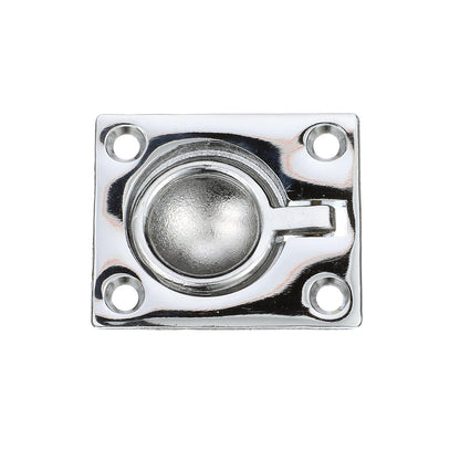 Seachoice Chrome-Plated Cast Brass Square Flush Hatch Ring Pull, 1-1/2 In. X 1-3/4 In. Default Title -Modern Boat Sales & Service