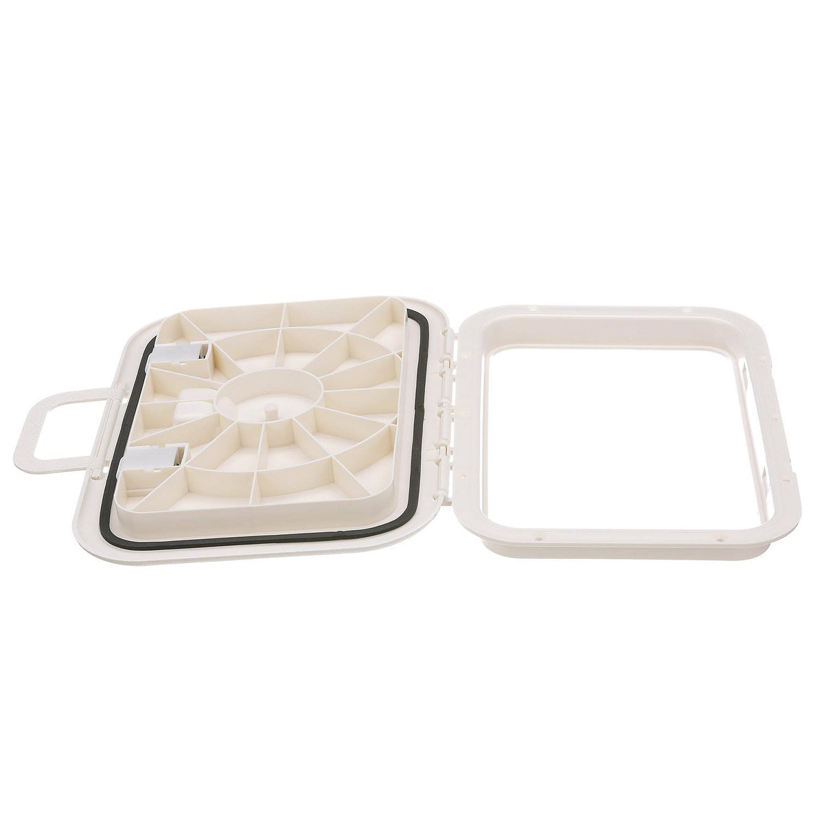 Seachoice White Offshore Hinged Low-Profile Hatch, 10 In. X 20 In. Default Title -Modern Boat Sales & Service