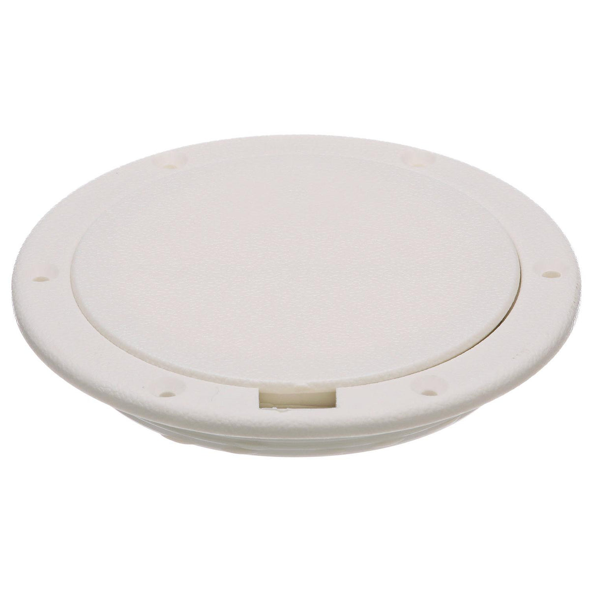 Seachoice White Pry-Up Deck Plate, Watertight, Up to 4-3/8 in. Diameter -Modern Boat Sales & Service