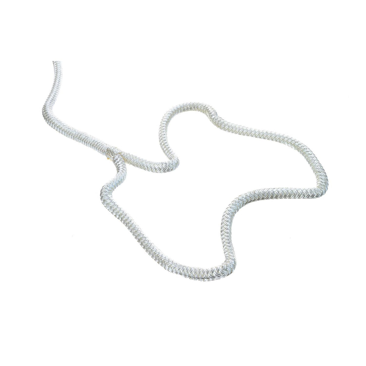 Seachoice Double-Braid Nylon Dock Line w/ Eye Splice, Pre-Shrunk, Heat Stabilized, 3/8 In. X 15 Ft., White -Modern Boat Sales & Service