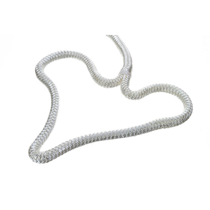 Seachoice Double-Braid Nylon Dock Line w/ Eye Splice, Pre-Shrunk, Heat Stabilized, 1/2 In. X 15 Ft., White -Modern Boat Sales & Service