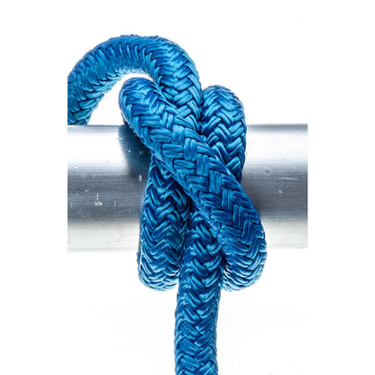 Seachoice Double-Braid Nylon Dock Line w/ Eye Splice, Pre-Shrunk, Heat Stabilized, 1/2 In. X 15 Ft., Blue Default Title -Modern Boat Sales & Service