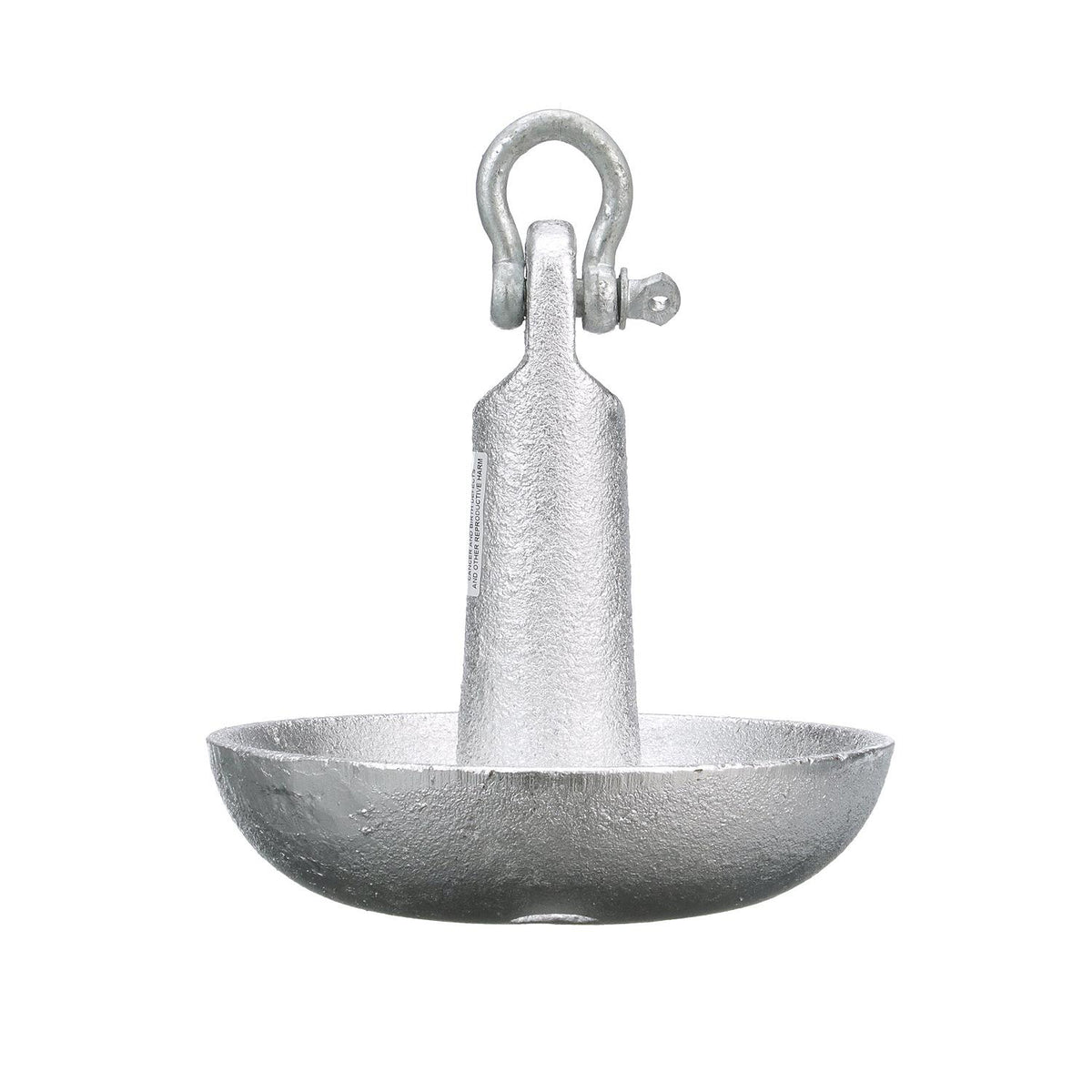 Seachoice Mushroom Anchor, Cast Iron, Aluminum-Painted, Silver, 10 Lbs., Boats Up to 12 Ft. Long Default Title -Modern Boat Sales & Service