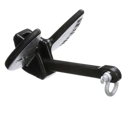 Seachoice Navy Anchor, Vinyl Coated Cast Iron, Black, 15 Lbs. -Modern Boat Sales & Service