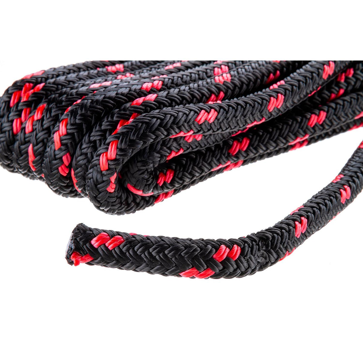 Seachoice 42431 High Quality Dock Rope for Boating - Double-Braid MFP Dock Line, â…œ-Inch x 15 Feet, Black/Red Default Title -Modern Boat Sales & Service