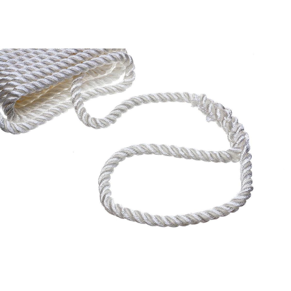 Seachoice High Quality Dock Rope for Boating - 3-Strand Twisted Nylon Line, â…-Inch x 20 Feet, White Default Title -Modern Boat Sales & Service
