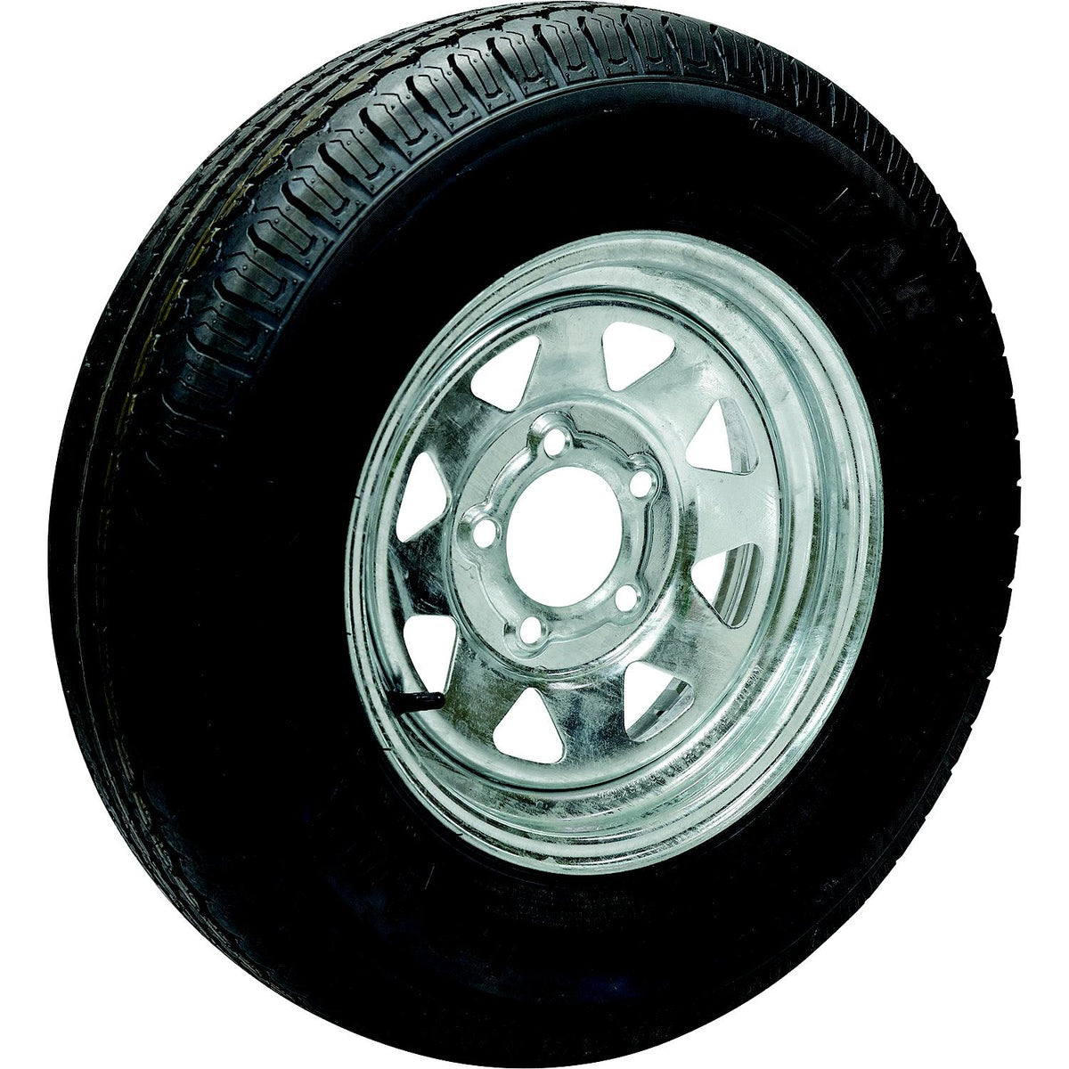 Seachoice 53411 ST205/75R14C/5H KR35 14" Galvanized Spoke, 5-Lug on 4-1/2" Radial Tire & Wheel Assembly -Modern Boat Sales & Service