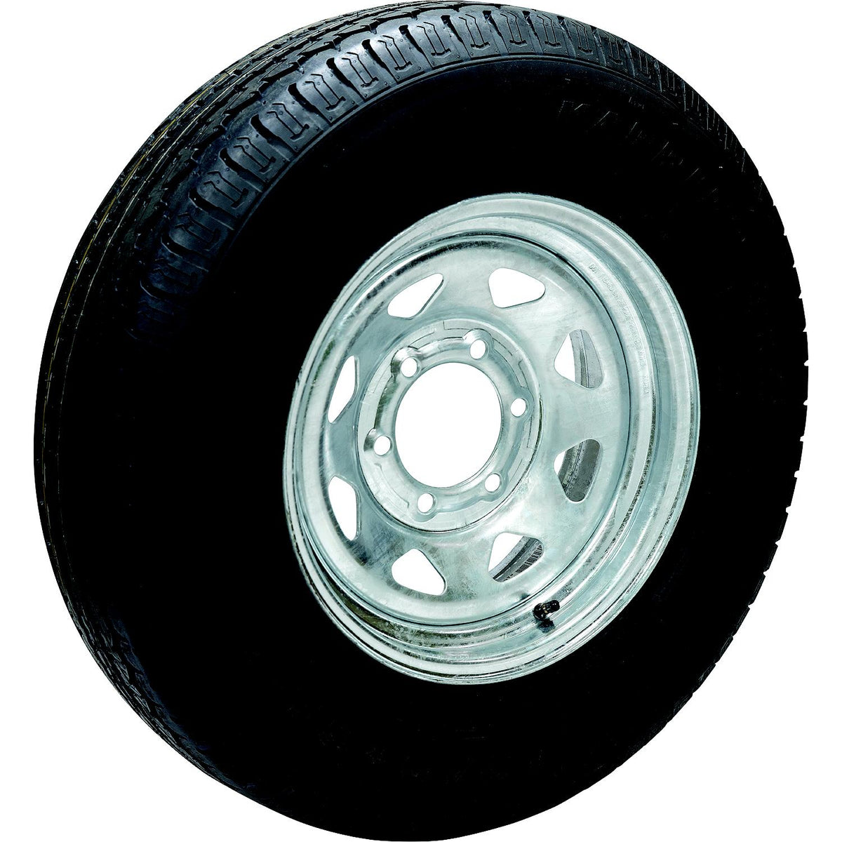 Seachoice 53431 ST225/75R15D/6H KR35 15" Galvanized Spoke, 6-Lug on 5-1/2" Radial Tire & Wheel Assembly Default Title -Modern Boat Sales & Service