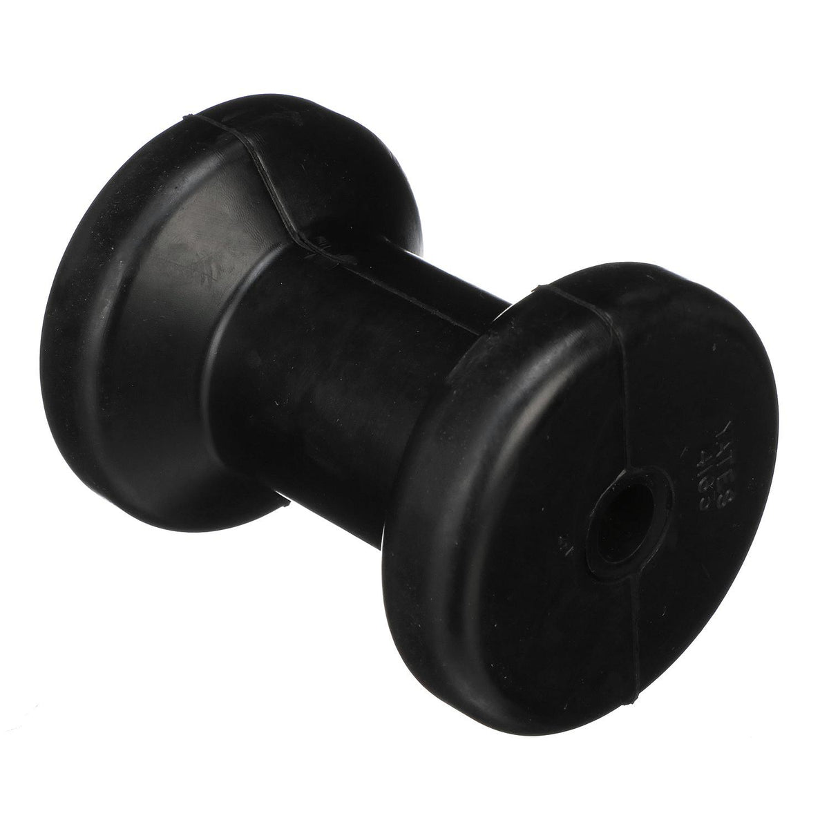 Seachoice Molded Spool Roller w/ Plastic Sleeve, Black Rubber, 5 In. Wide, 5/8 In. ID Hole Default Title -Modern Boat Sales & Service