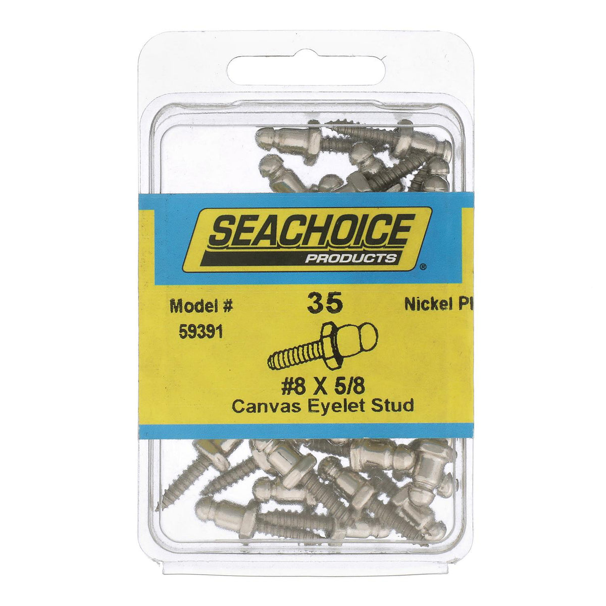 Seachoice Eyelet Stud w/ Tapping Stainless Steel Screw, #8 X 5/8 In., Bag of 35 Default Title -Modern Boat Sales & Service