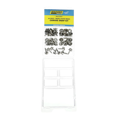 Seachoice 64-Piece Canvas Snap Kit With Tool, For Boat Covers and Canvas Covers Default Title -Modern Boat Sales & Service
