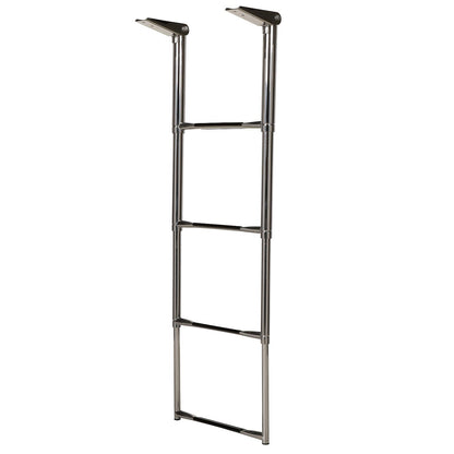 Seachoice 71321 Top Mount Telescoping Ladder for Universal Swim Platform, Stainless Steel Tubing, 4 Step, Ladder Only Default Title -Modern Boat Sales & Service