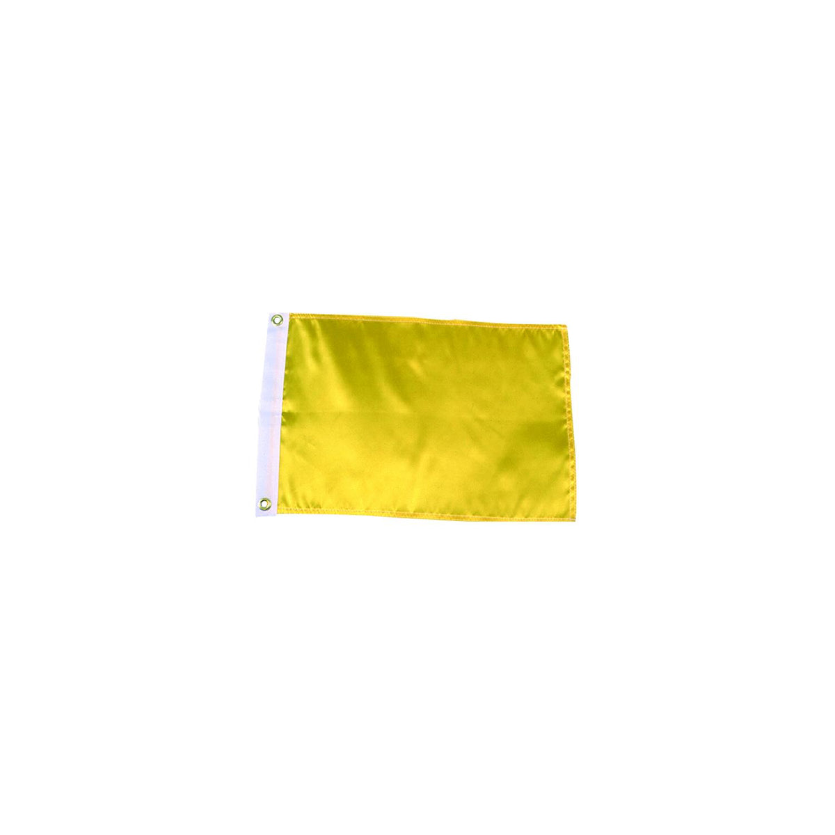 Seachoice 78261 12" x 18" Nylon Print Dyed Solid Yellow Flag -Modern Boat Sales & Service