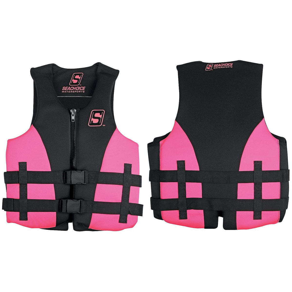 Seachoice 85118 Evoprene Multi-Sport Life Jacket - 2XL - Pink/Black, Fits Chest 44-50 in, USCG Level 70 -Modern Boat Sales & Service