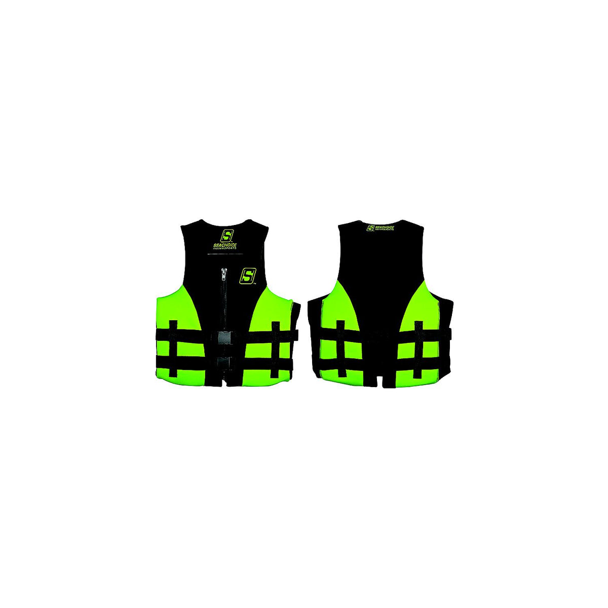 Seachoice 85144 Evoprene Multi-Sport Life Jacket - S - Green/Black, Fits Chest 30-33 in, USCG Level 70 -Modern Boat Sales & Service