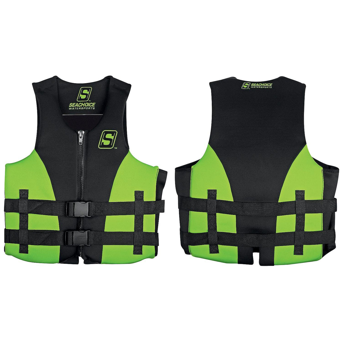 Seachoice 85149 Evoprene Multi-Sport Life Jacket - 3XL - Green/Black, Fits Chest 50-56 in, USCG Level 70 -Modern Boat Sales & Service