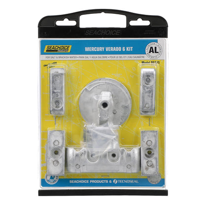 Seachoice 95121 Anode Kit, Mercury Verado 6-Cylinder, Aluminum Default Title -Modern Boat Sales & Service