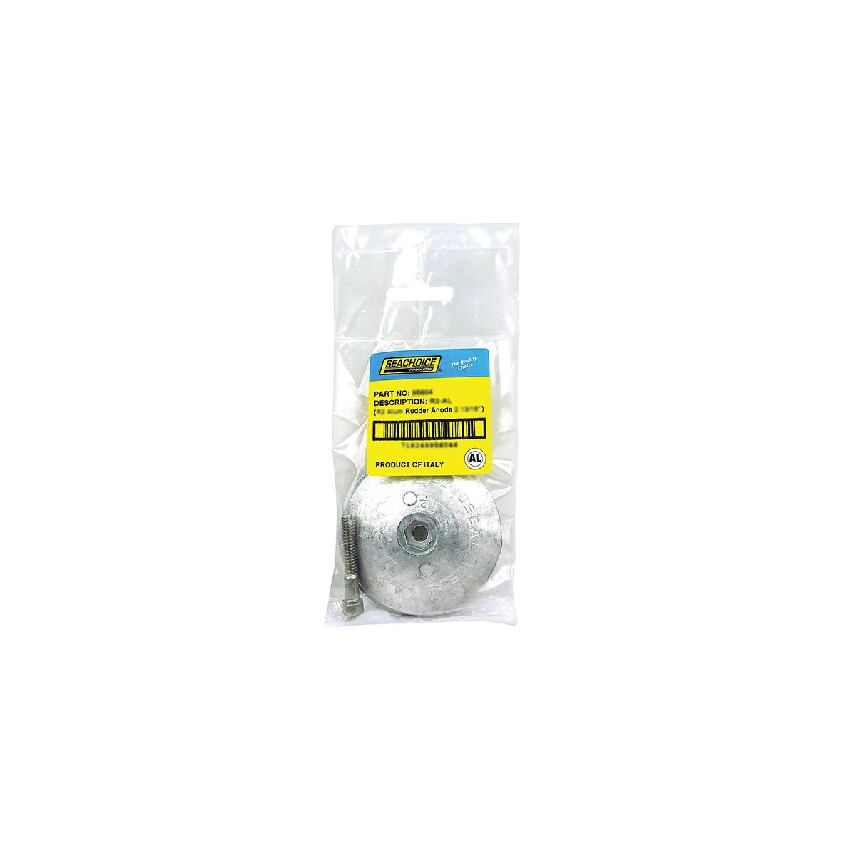 Seachoice 95609 Rudder & Trim Tab Anode w/Allen Screw, Aluminum, Model R4, Size 5" dia. x 5/8" -Modern Boat Sales & Service
