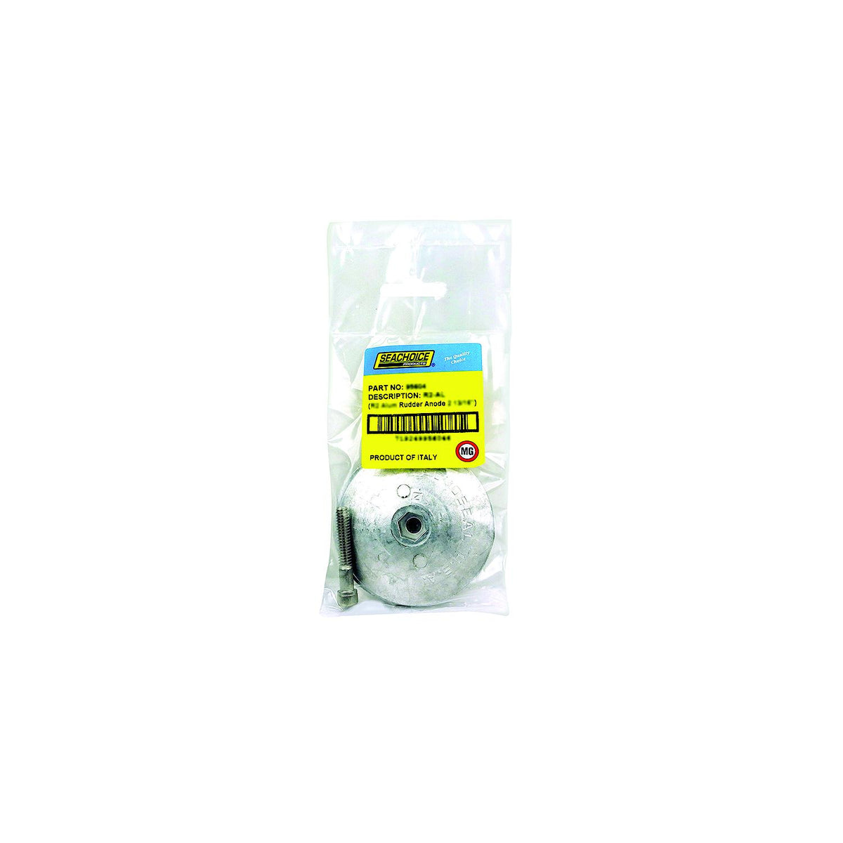 Seachoice 95608 Rudder & Trim Tab Anode w/Allen Screw, Magnesium, Model R4, Size 3-3/4" dia. x 1/2" -Modern Boat Sales & Service