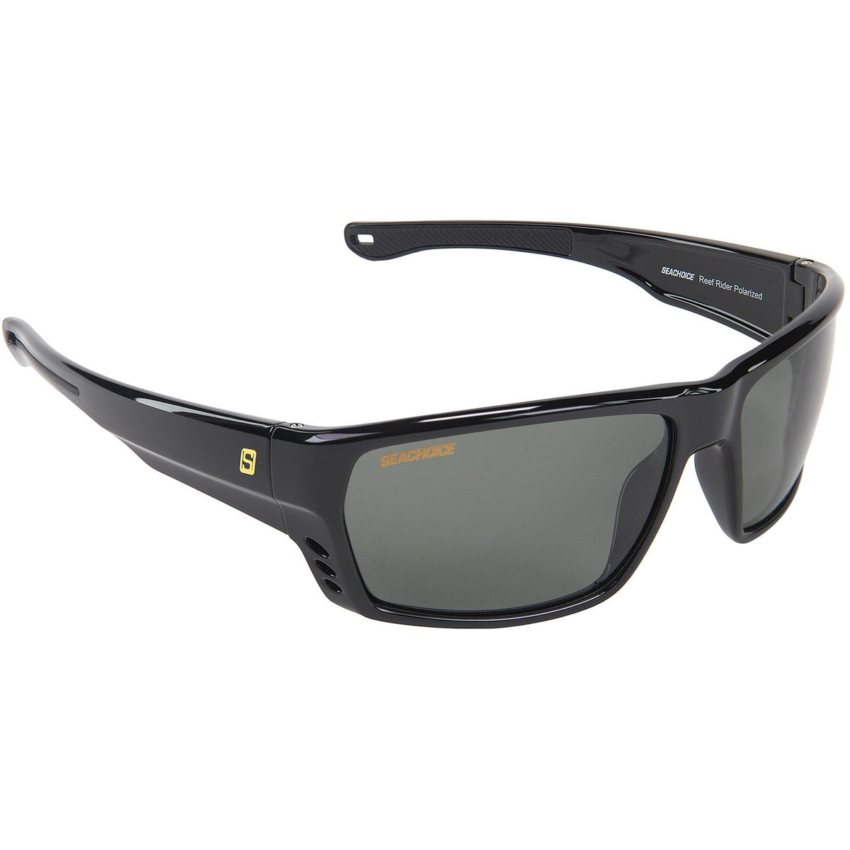 Seachoice 98802 "Reef Rider" Polarized Sunglasses, Frame: Shiny Black, Lens: Grey Default Title -Modern Boat Sales & Service