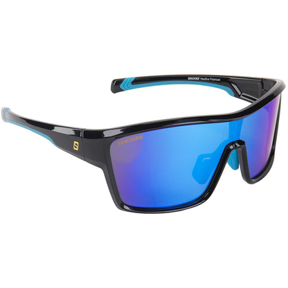 Seachoice 98817 "Nautilus" Polarized Sunglasses, Frame: Shiny Black, Lens: Blue Mirror Default Title -Modern Boat Sales & Service