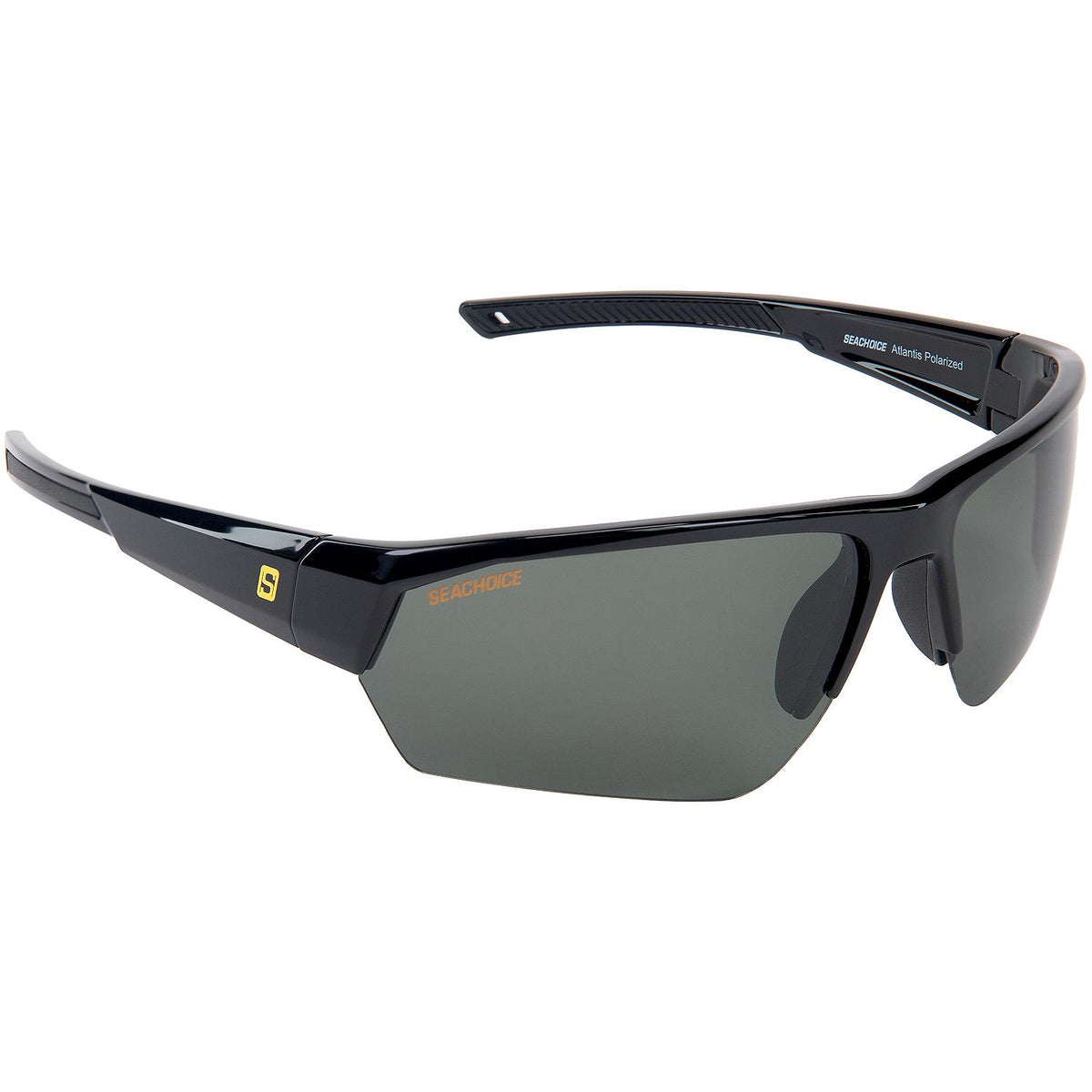 Seachoice 98821 "Atlantis" Polarized Sunglasses, Frame: Shiny Black, Lens: Grey -Modern Boat Sales & Service