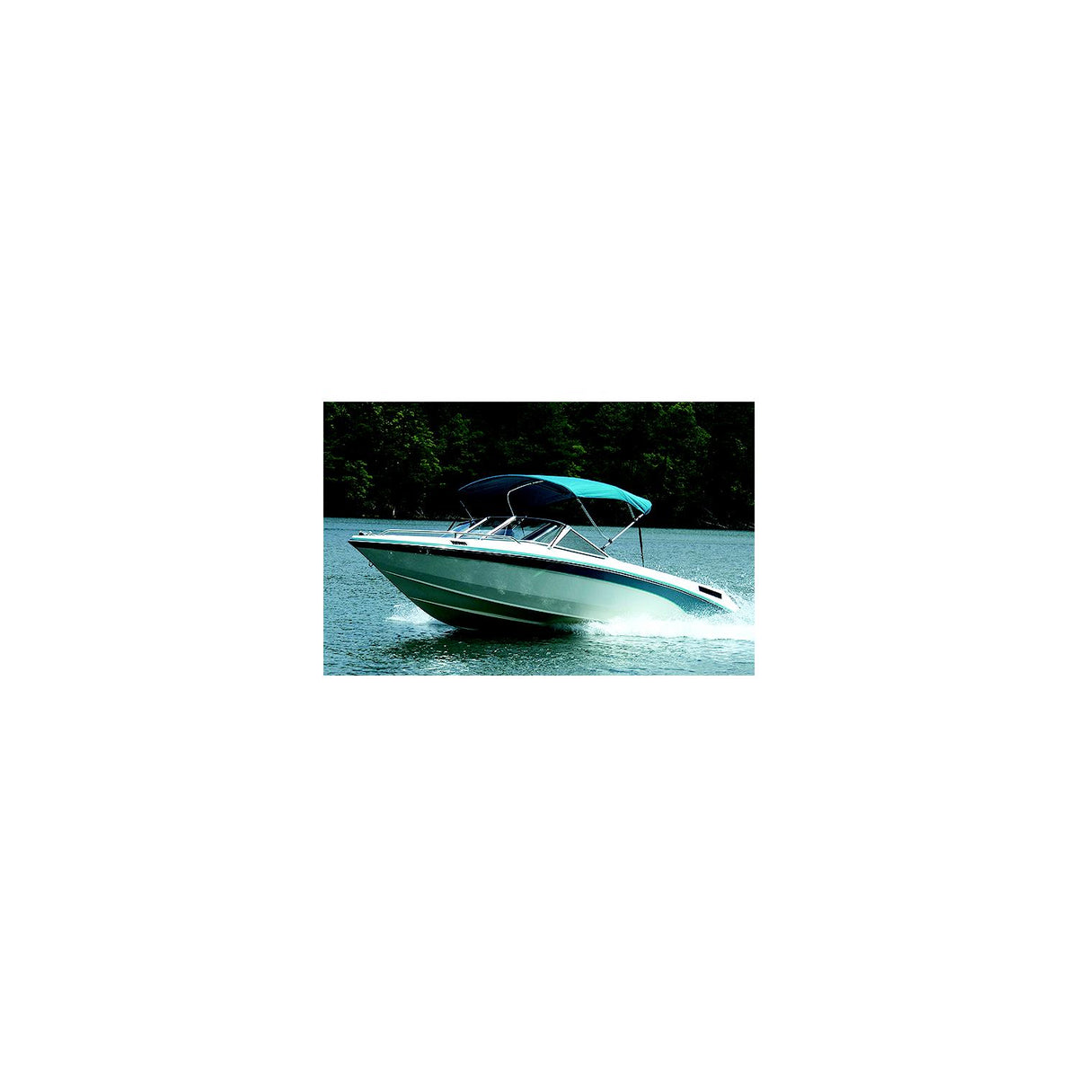 Carver 604A04 3 Bow 79-84" Pacific Blue Canvas -Modern Boat Sales & Service