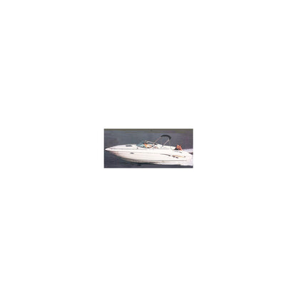 Carver 77723S11 V-Hull Low Profile Cuddy Cabin With Windshield & Bow Rails, 23'6, Sun-DuraÂ® Mist Gray I/O Default Title -Modern Boat Sales & Service