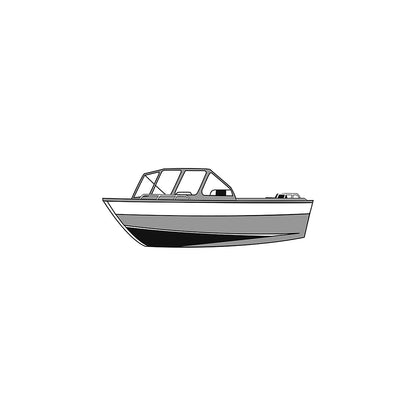 Carver 79118S11 Aluminum Fishing With High Windshield - Mounted Forward, 18'6 I/O, Poly-Flex II Slate Gray Default Title -Modern Boat Sales & Service