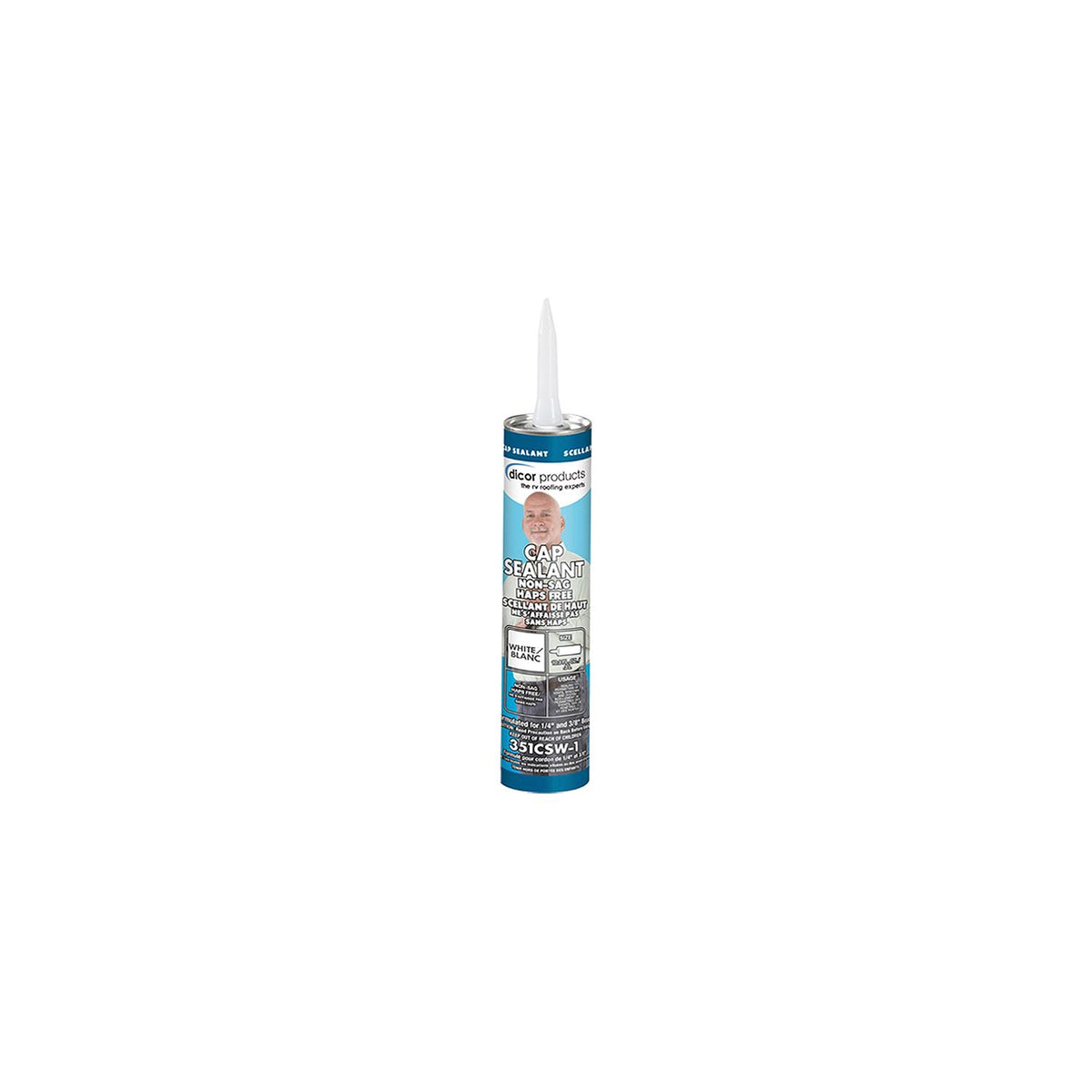 Dicor 351CSW1 Clear Cap Sealant, 10 oz., White -Modern Boat Sales & Service