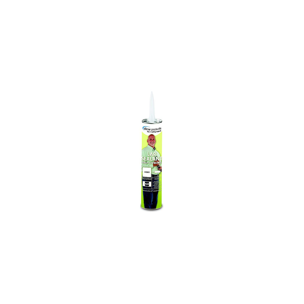 Dicor 501LSV1 EPDM Rubber Roof System Self-Leveling Lap Sealant, Ivory Default Title -Modern Boat Sales & Service
