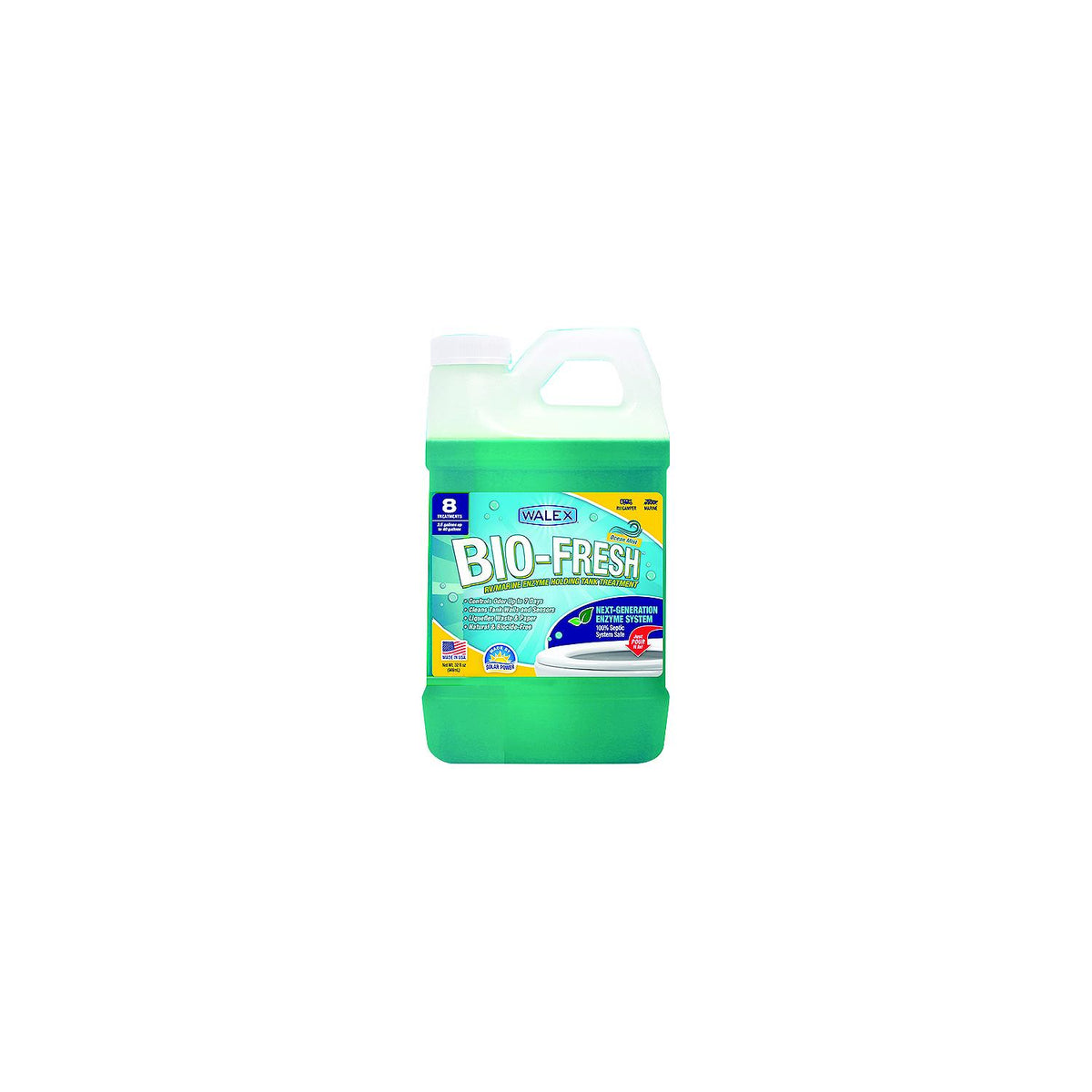 Walex BIOFROM64 Bio-Fresh Holding Tank Treatment, 64 oz. Ocean Mist -Modern Boat Sales & Service
