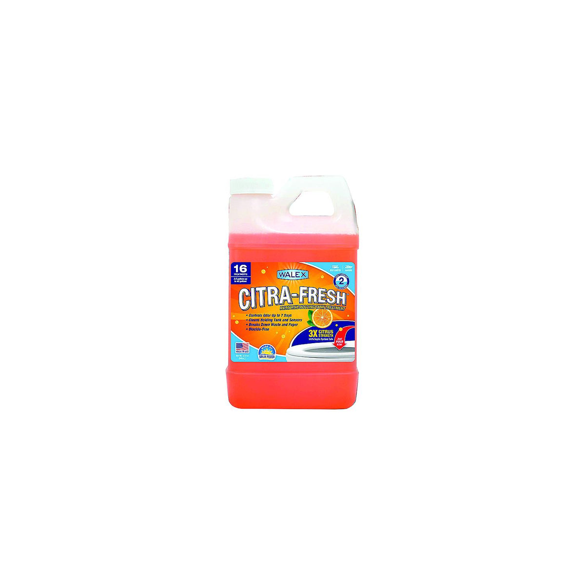 Walex CITRAFR64 Citra-Fresh Liquid Black Tank Treatment, 64 oz. -Modern Boat Sales & Service