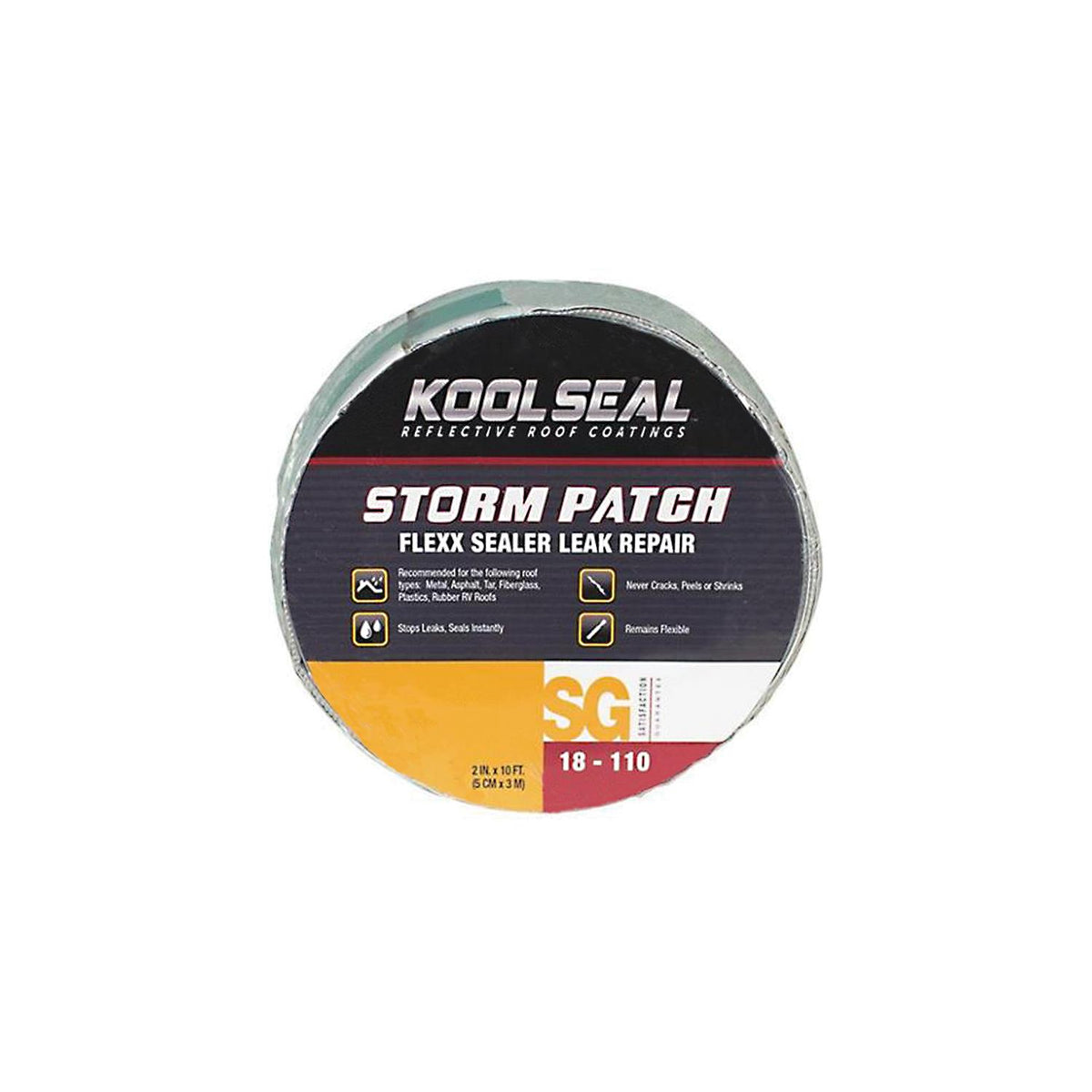 Kool Seal Storm PatchÂ® Flexx Sealer Leak Repair, White, 2" x 10' -Modern Boat Sales & Service