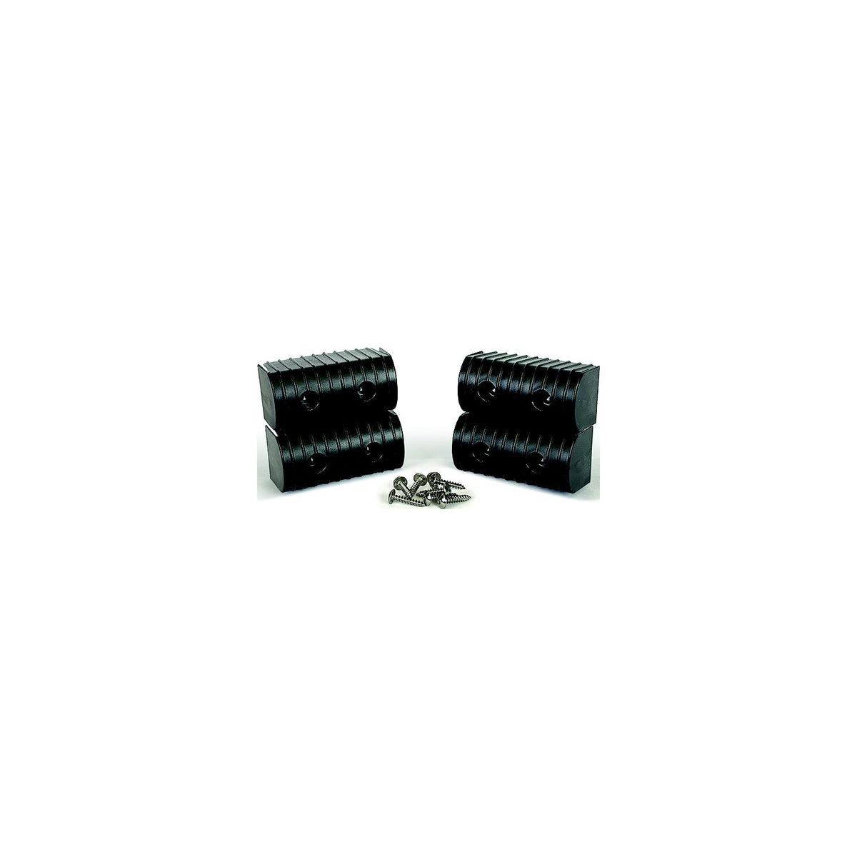 Caliber 23051BK Bunk Wrap 2" x 4" End Cap Only, Black, 4/pk -Modern Boat Sales & Service