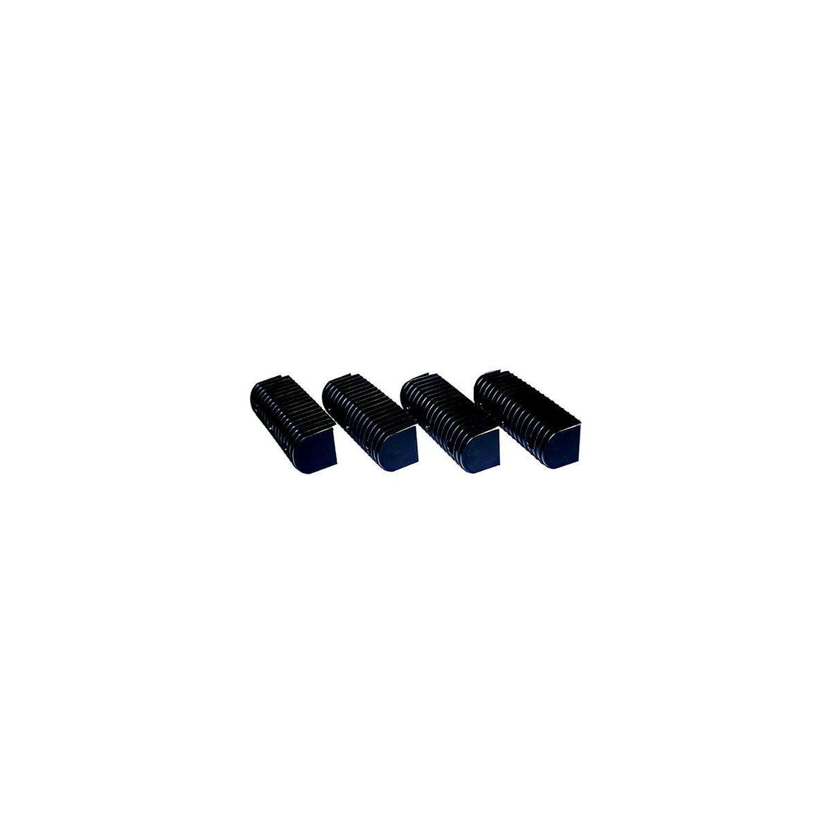 Caliber 23072BK Bunk Wrap 2" x 4" End Cap Only, Black, 24/pk -Modern Boat Sales & Service