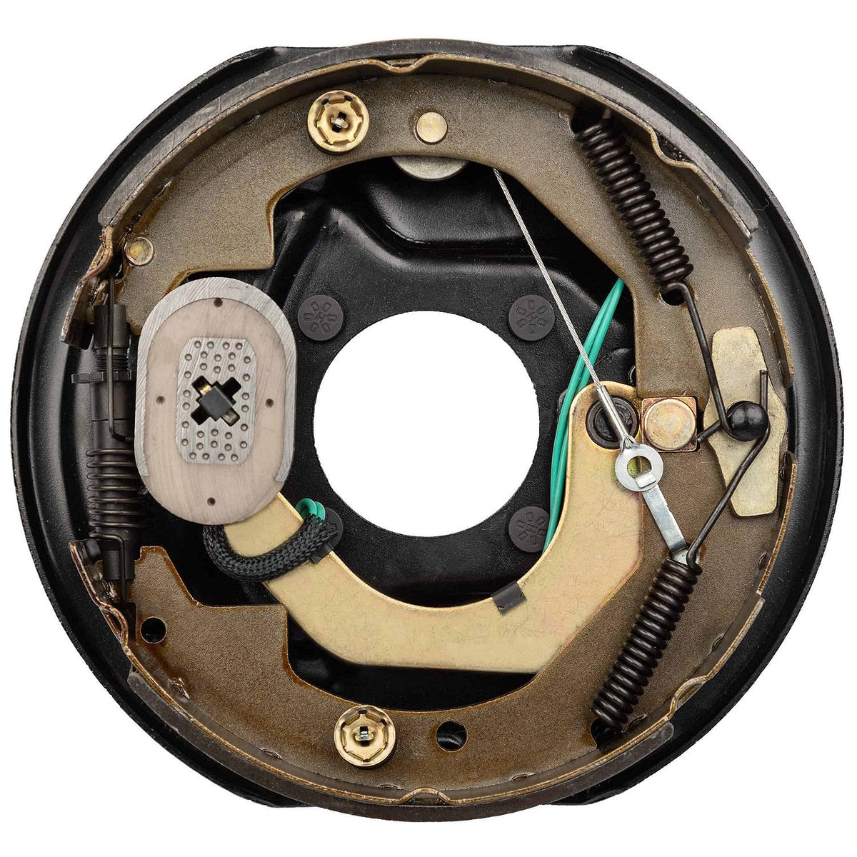 FulTyme RV 6046 Electric Self-Adjusting Brake Assembly, 12" x 2", Left/Road Side Default Title -Modern Boat Sales & Service