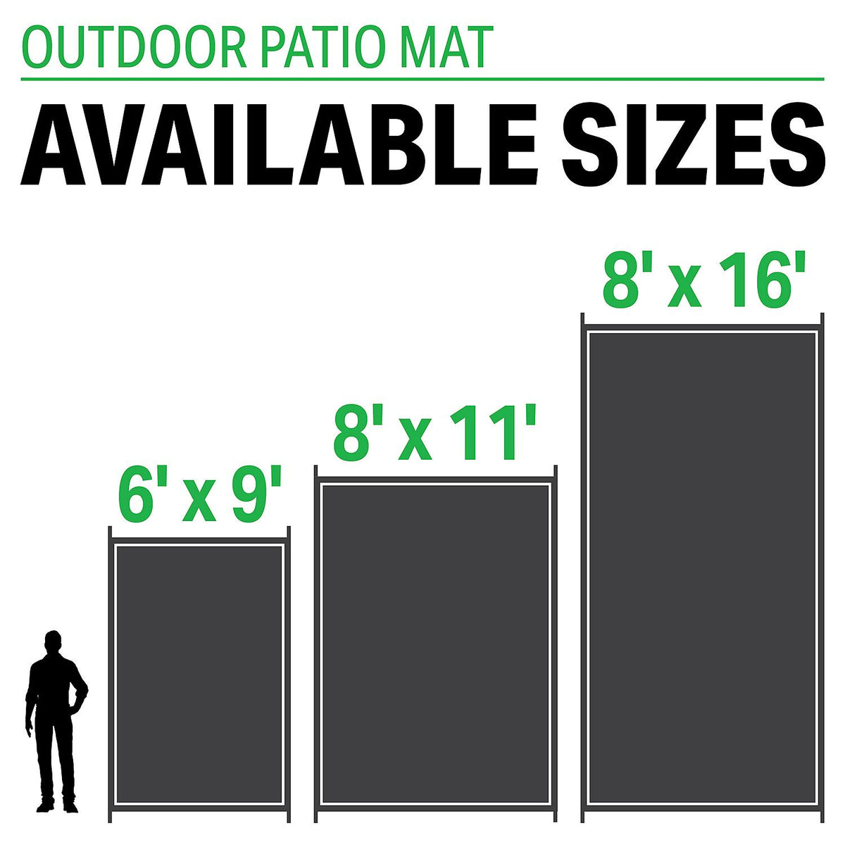 FulTyme RV 6066 Outdoor Patio Mat, Blue/White, 8' x 16' Default Title -Modern Boat Sales & Service