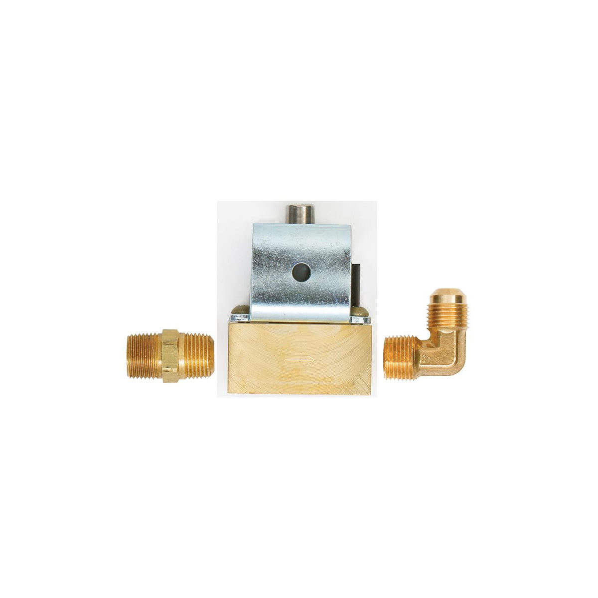 3/8 Brass Solenoid + Fittings, 12V -Modern Boat Sales & Service