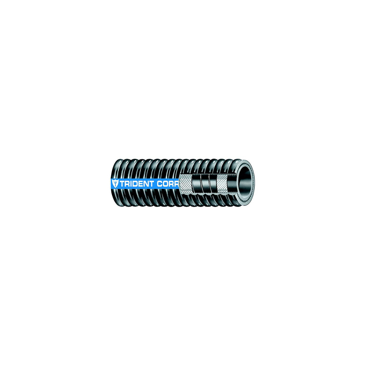 Trident 2523004 Flex Corrugated Hardwall Exhaust Hose, 3" x 12.5' -Modern Boat Sales & Service