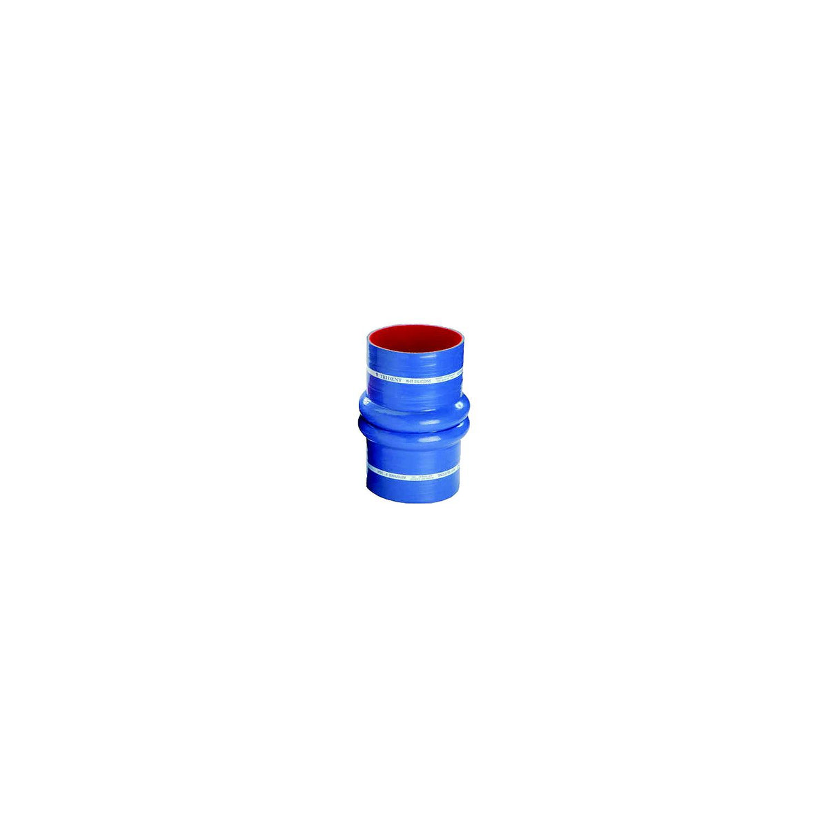 Blue Silicone "VHT" Double Hump Hose w/T-Bolt Clamps, 6" -Modern Boat Sales & Service