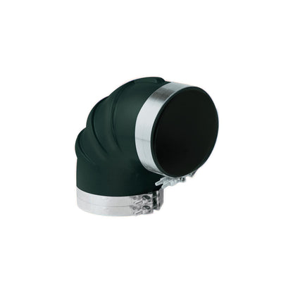 Trident TRL290SS Black Rubber 90A Elbow w/T-Bolt Clamps, 2" Default Title -Modern Boat Sales & Service