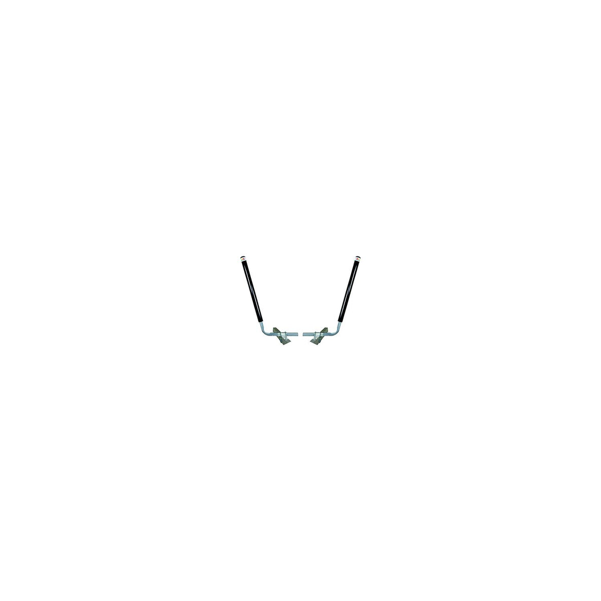 C.E. Smith 27647 PVC Post Guide-Ons, 40", 75 Degree Bend, Black -Modern Boat Sales & Service