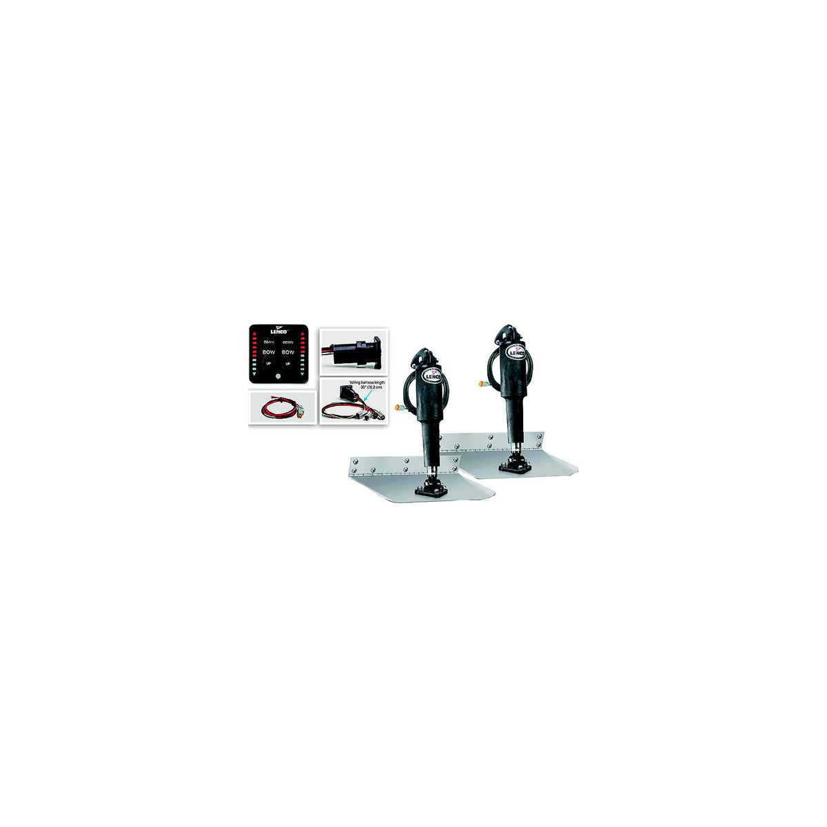 9" x 12" Trim Tab Kit w/LED Indicator Switch -Modern Boat Sales & Service