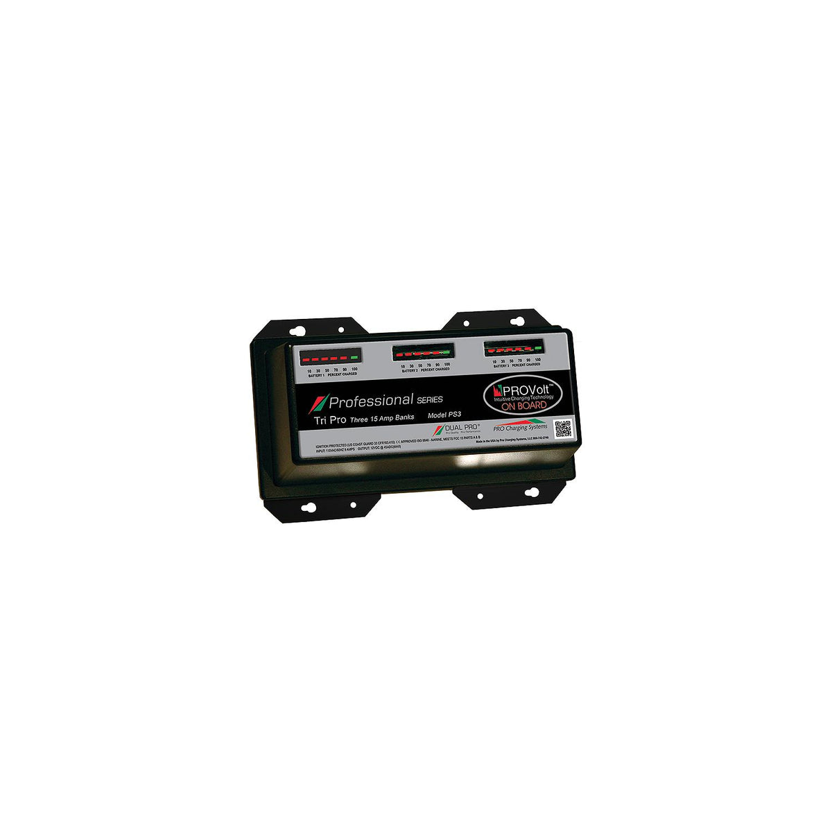 Dual Pro PS3 Battery Charger 45 Amps/3 Banks -Modern Boat Sales & Service