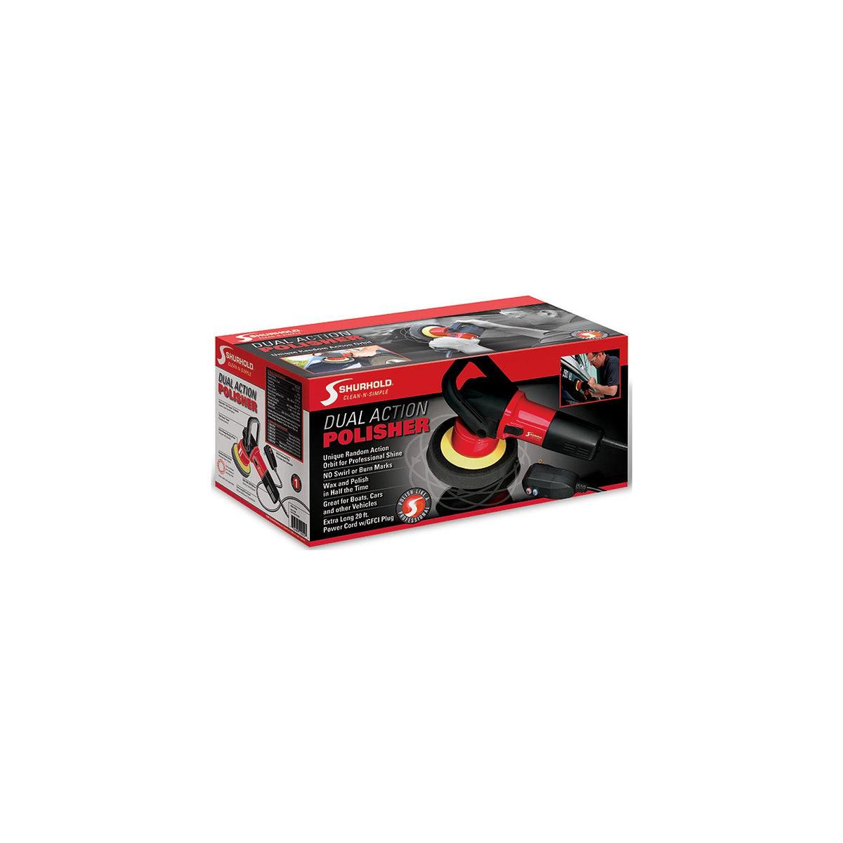 Shurhold Dual Action Polisher Kit With Bonus Pack Default Title -Modern Boat Sales & Service