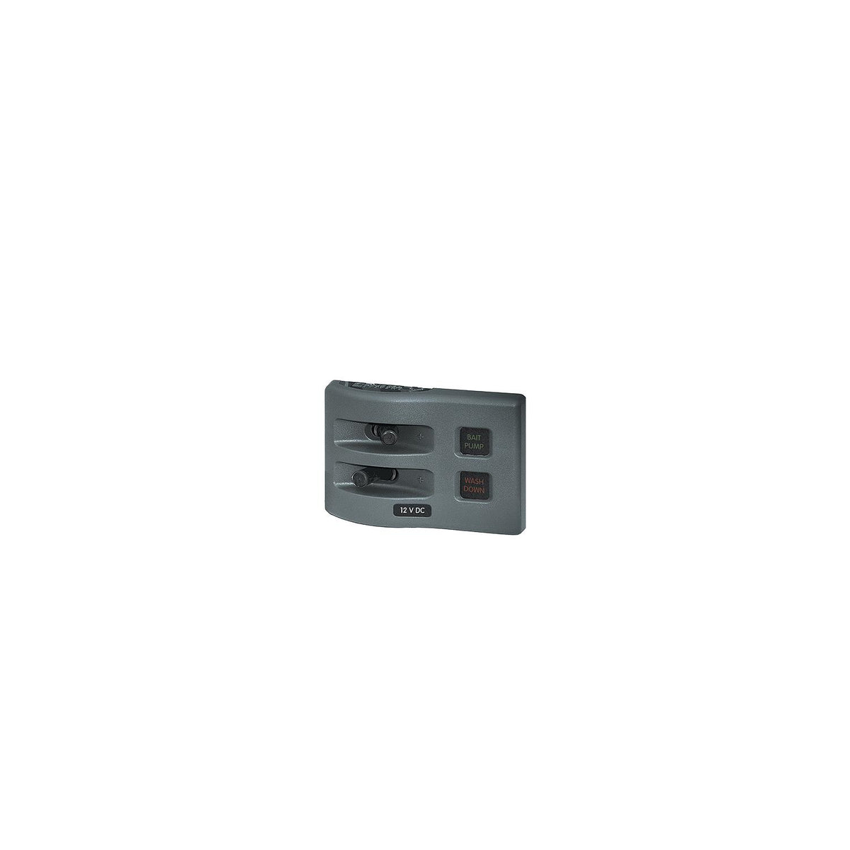 Blue Sea Systems 4302 WeatherDeck 12V DC 2 Position Waterproof Fuse Panel, Gray -Modern Boat Sales & Service