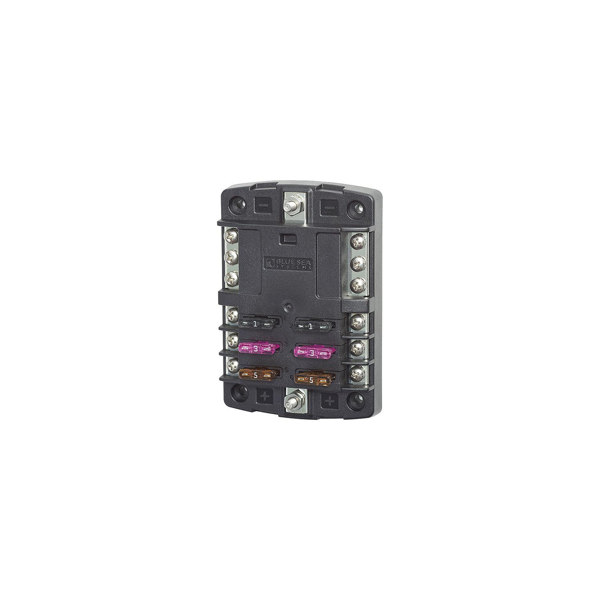 Blue Sea Systems 5030 ST Blade Common Source ATO/ATC Fuse Block w/Negative Bus - 6 Circuits -Modern Boat Sales & Service